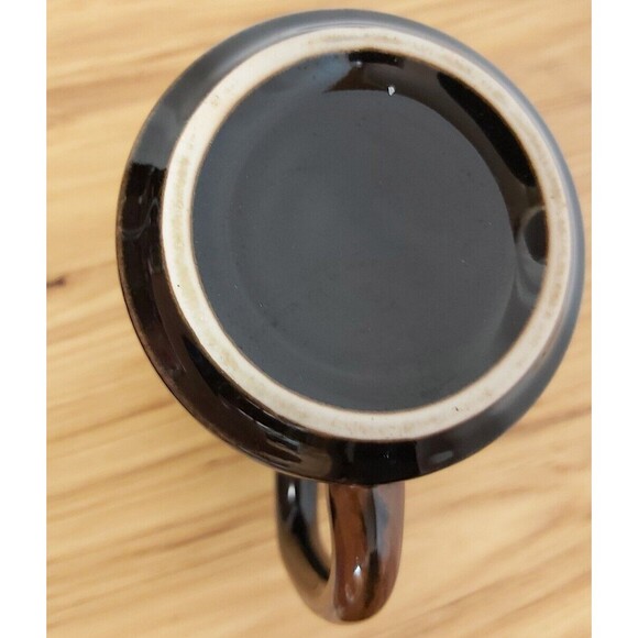 Asian Influence Brown Mug 1970s - Picture 7 of 8